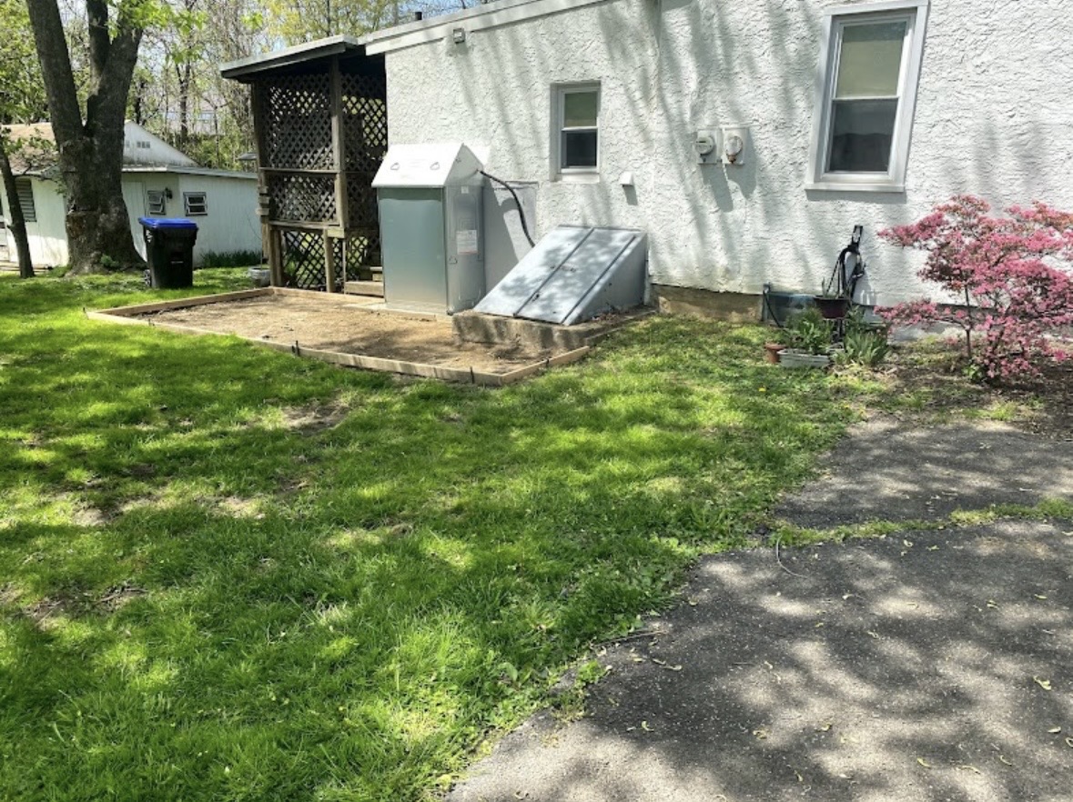 Concrete before